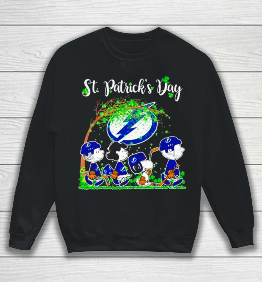 The Peanuts Abbey Road Tampa Bay Lightning St Patrick’s Day Sweatshirt