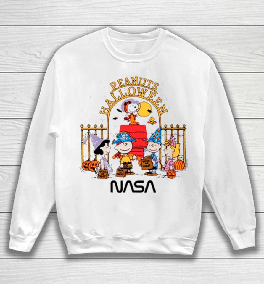The Peanuts Space Trick And Treat Halloween Sweatshirt