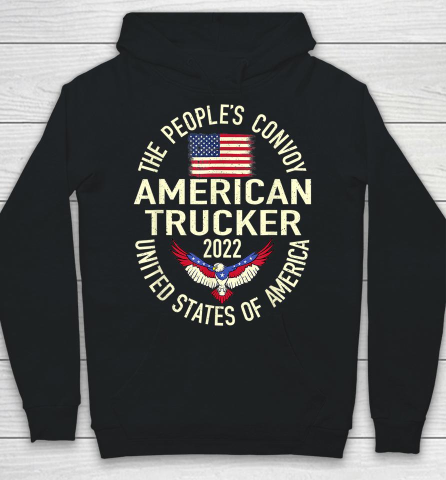 The People's Convoy 2022 America Truckers Freedom Convoy Usa Hoodie