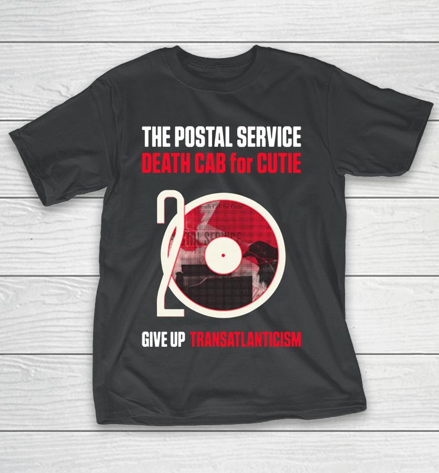 The Postal Service And Death Cab For Cutie Give Up And Transatlanticism 20Th Anniversary Tour T-Shirt