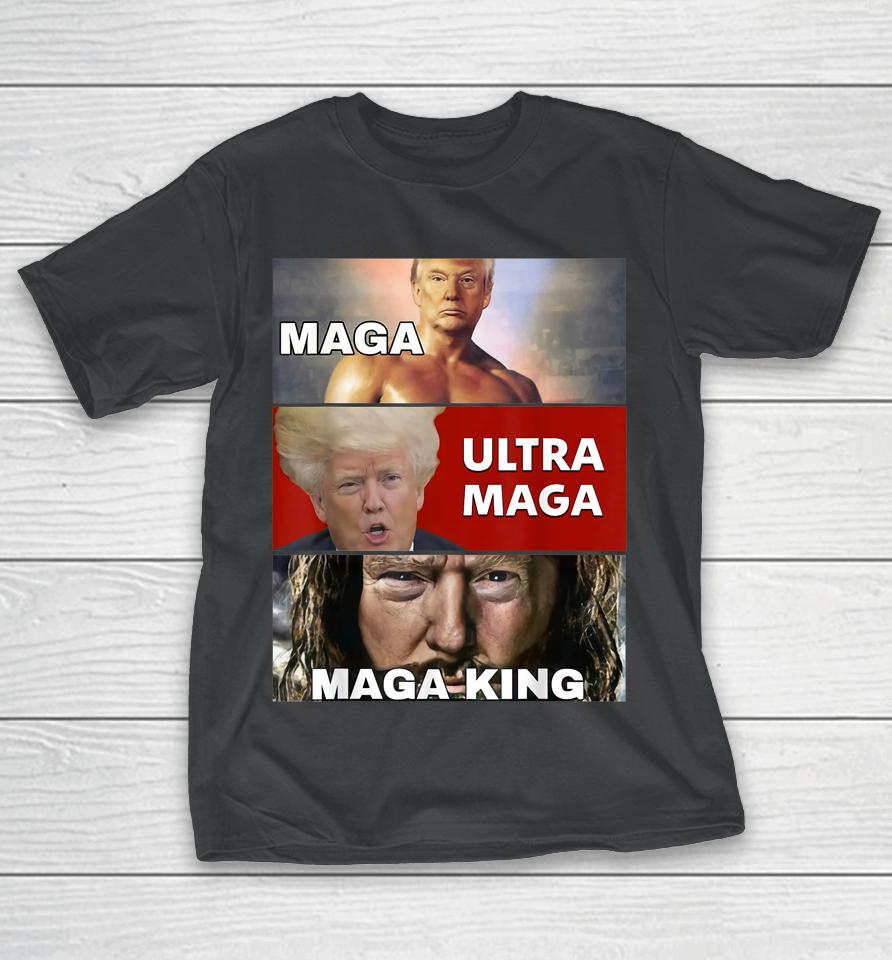 The Return Of The Great Maga King Trump Ultra Maga T-Shirt