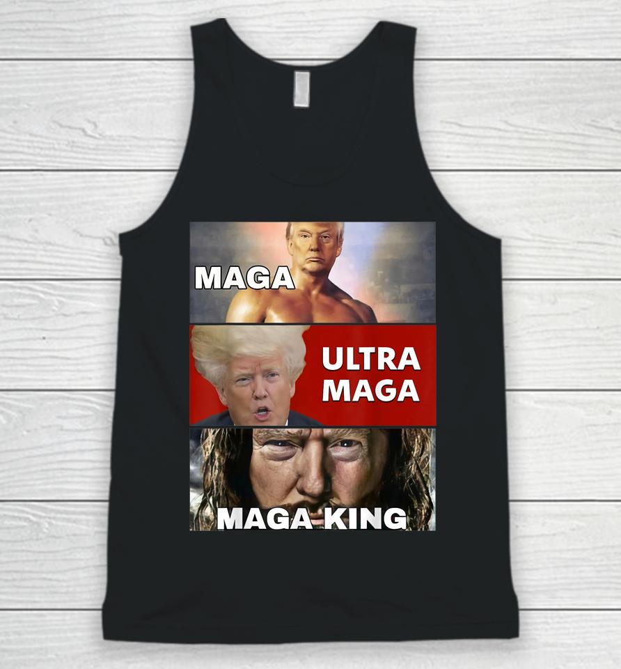 The Return Of The Great Maga King Trump Ultra Maga Unisex Tank Top