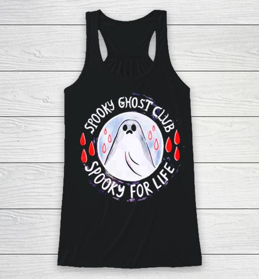 The Sad Ghost Club Spooky For Life Racerback Tank