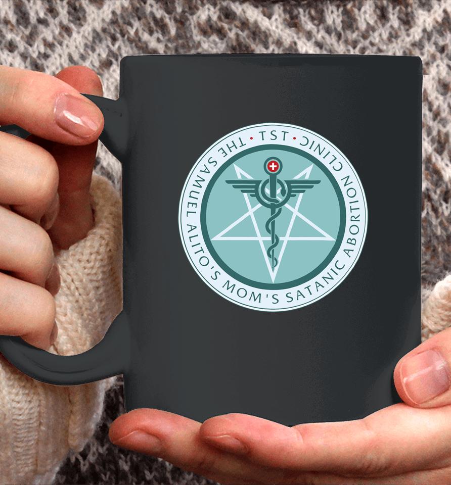 The Sam Alito's Mom's Satanic Abortion Clinic Logo Coffee Mug