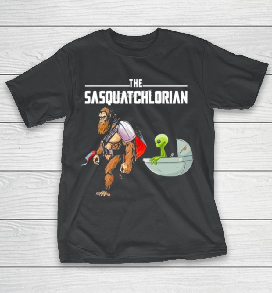The Sasquatchlorian Bigfoot And Alien T-Shirt