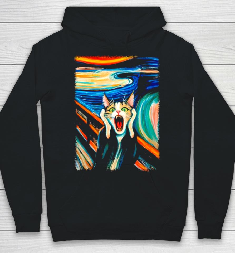 The Scream Cat Wear Clothing Art Hoodie