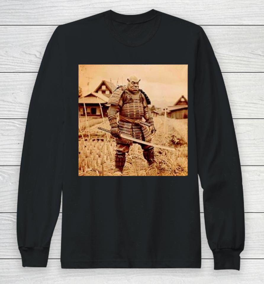 The Sharpest Tool In The Shrek Samurai Long Sleeve T-Shirt