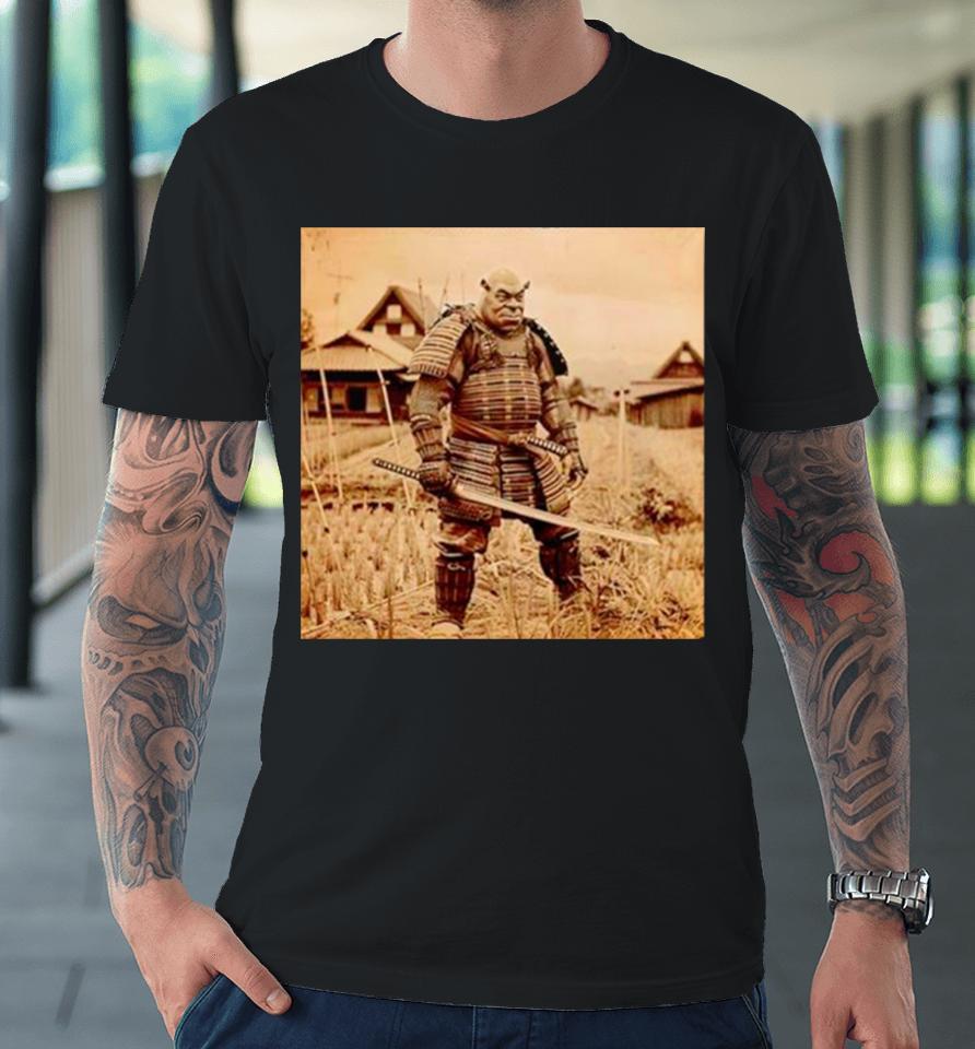 The Sharpest Tool In The Shrek Samurai Premium T-Shirt