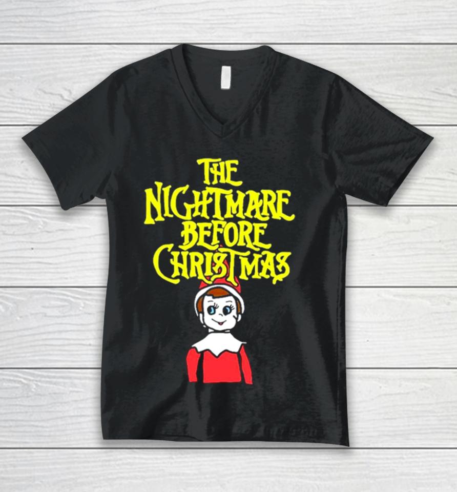 The Shelf The Nightmare Before Christmas Unisex V-Neck T-Shirt