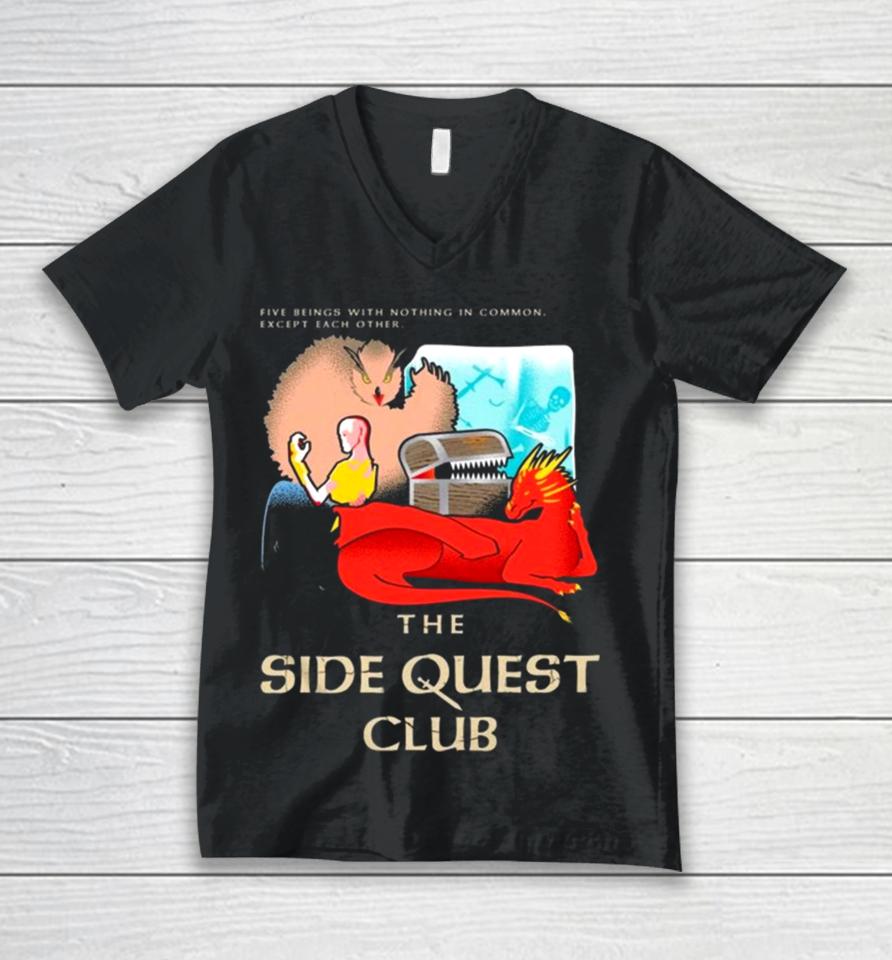 The Side Quest Club Unisex V-Neck T-Shirt