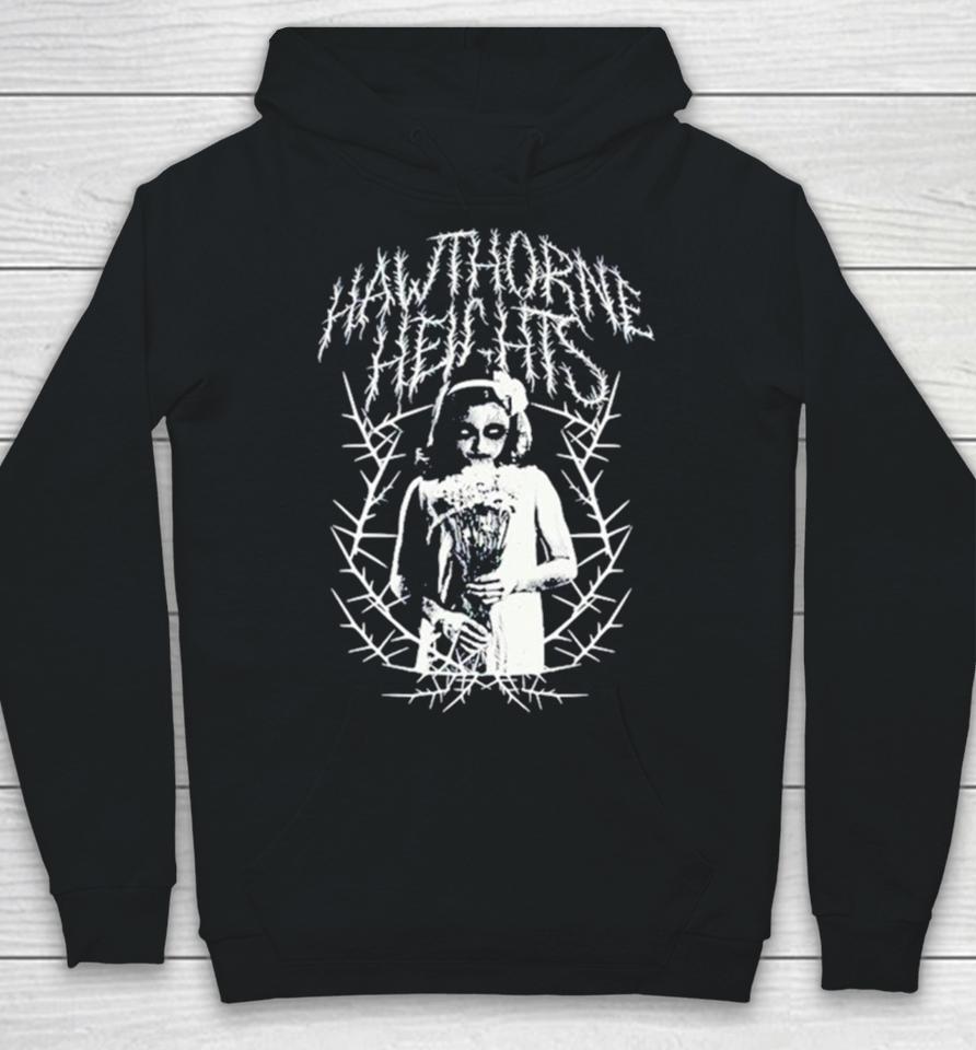 The Silence In Black Metal And White Hoodie