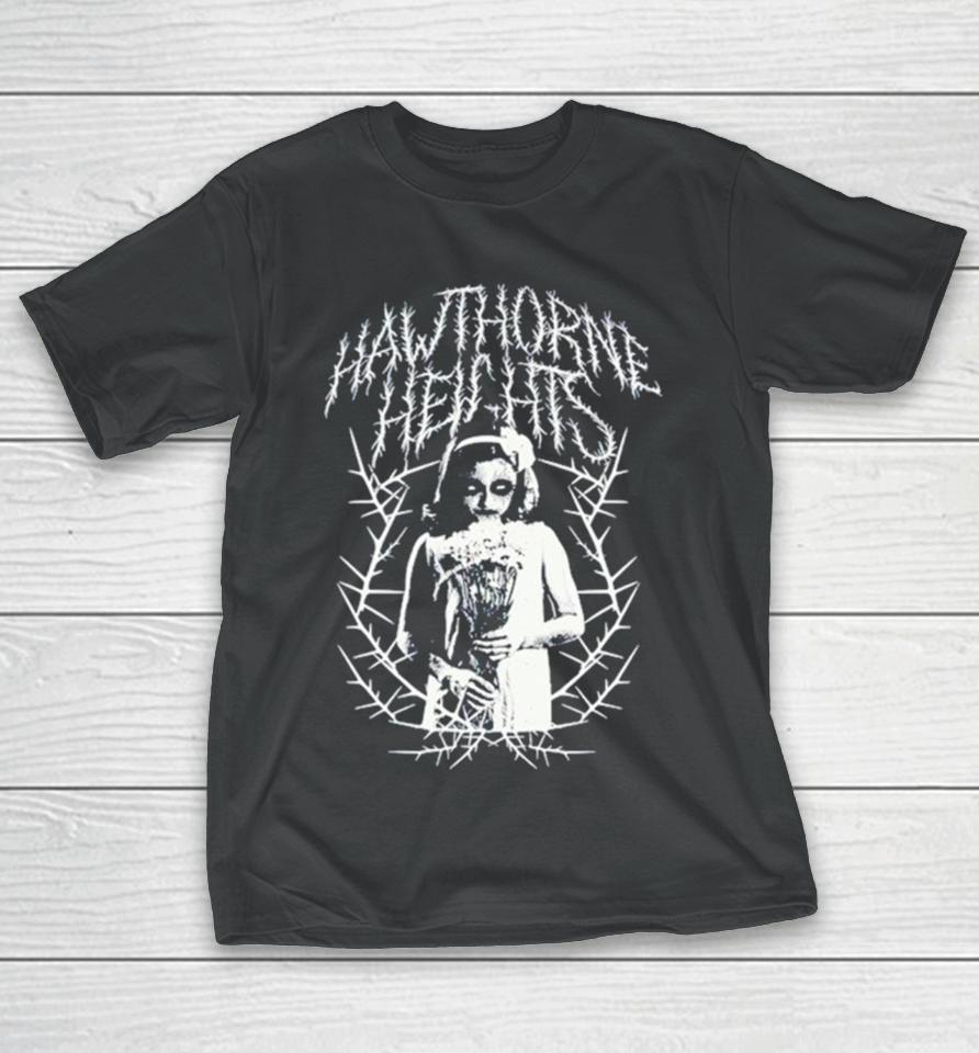 The Silence In Black Metal And White T-Shirt