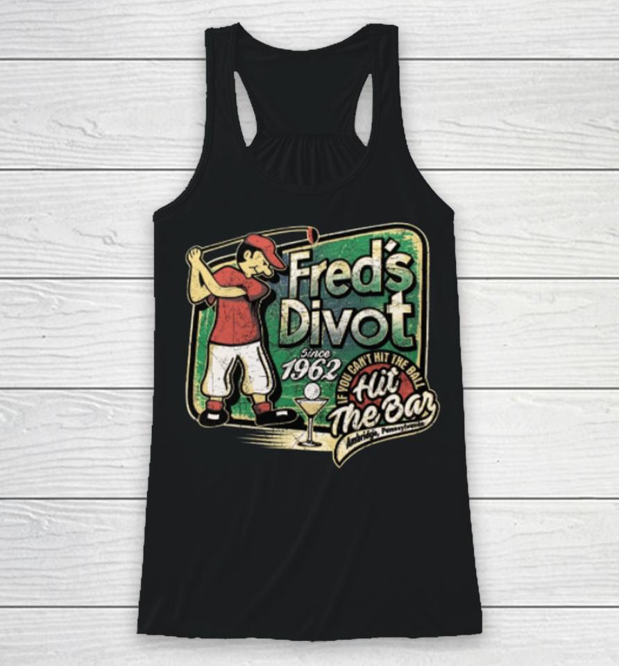 The Sketch Real Wearing Fred's Divot Racerback Tank