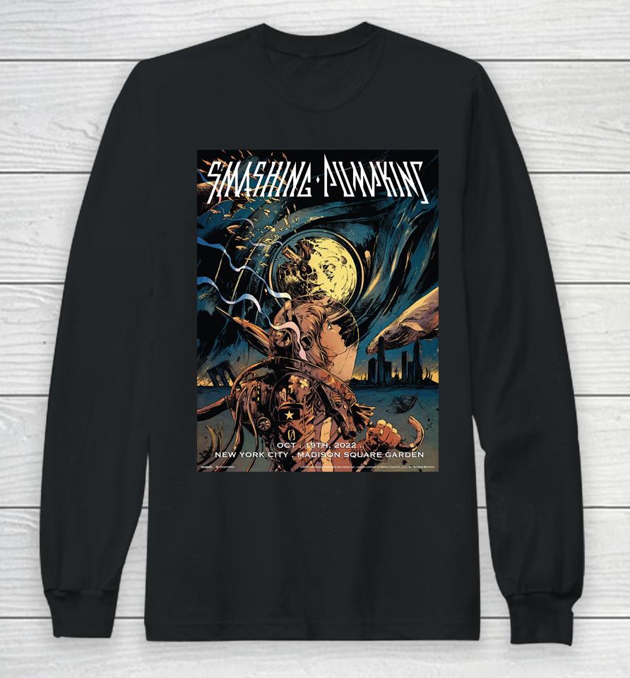The Smashing Pumpkins At New York City Madison Square Garden On 19 Oct 2022 Long Sleeve T-Shirt