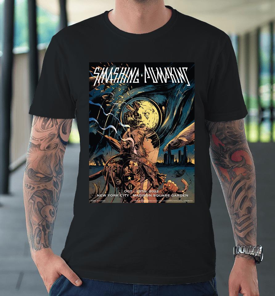 The Smashing Pumpkins At New York City Madison Square Garden On 19 Oct 2022 Premium T-Shirt