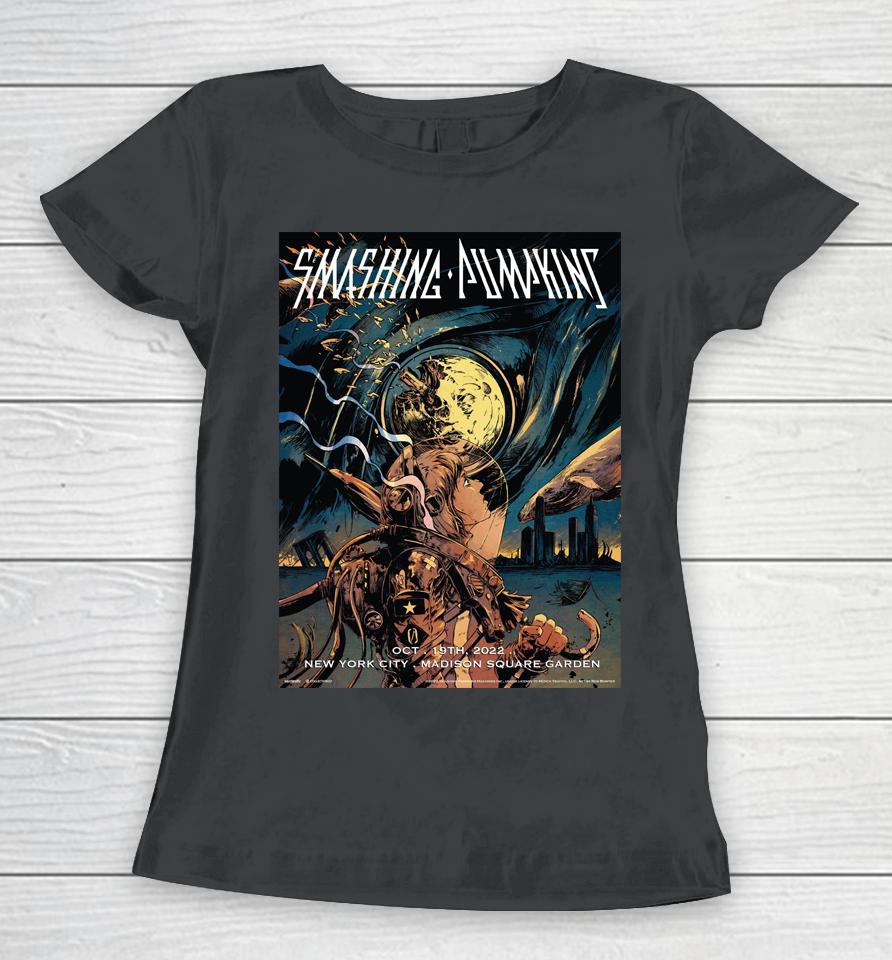 The Smashing Pumpkins At New York City Madison Square Garden On 19 Oct 2022 Women T-Shirt