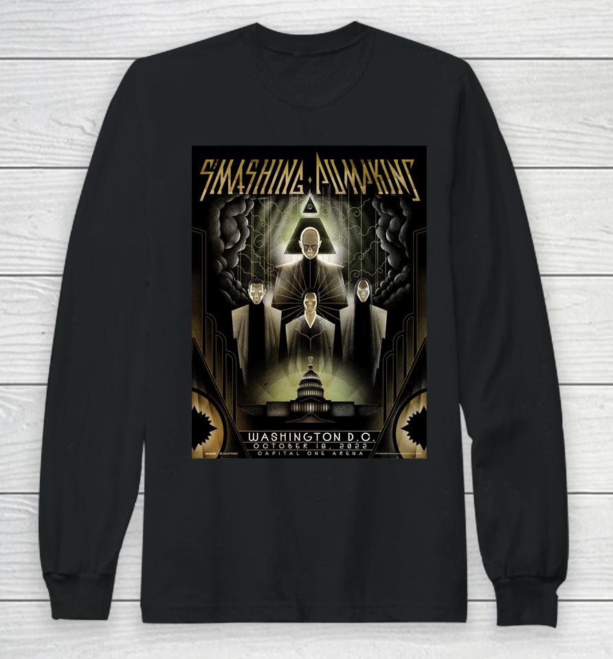 The Smashing Pumpkins Washington Dc October 18 2022 Long Sleeve T-Shirt
