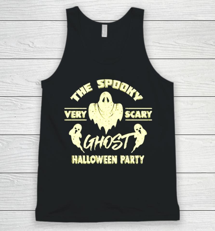 The Spooky Ghost Halloween Party Unisex Tank Top