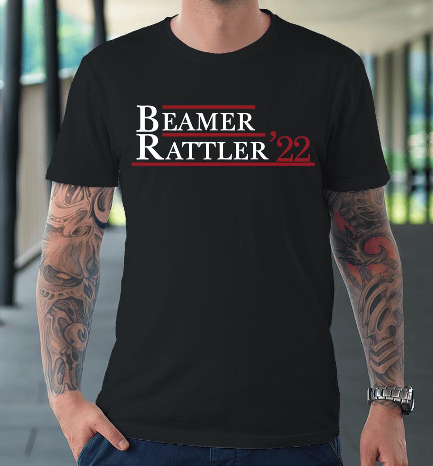 The Spurs Up Show Store Beamer Rattler 22 Premium T-Shirt