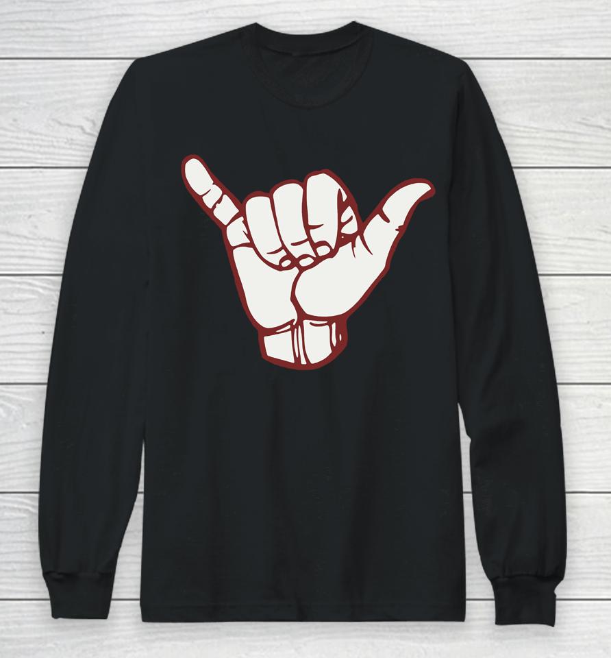 The Spurs Up Show Store Hand Logo Black Toddler Long Sleeve T-Shirt