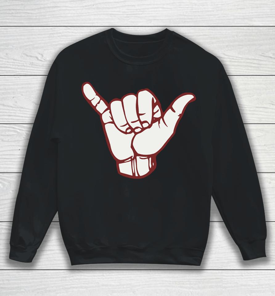 The Spurs Up Show Store Hand Logo Black Toddler Sweatshirt
