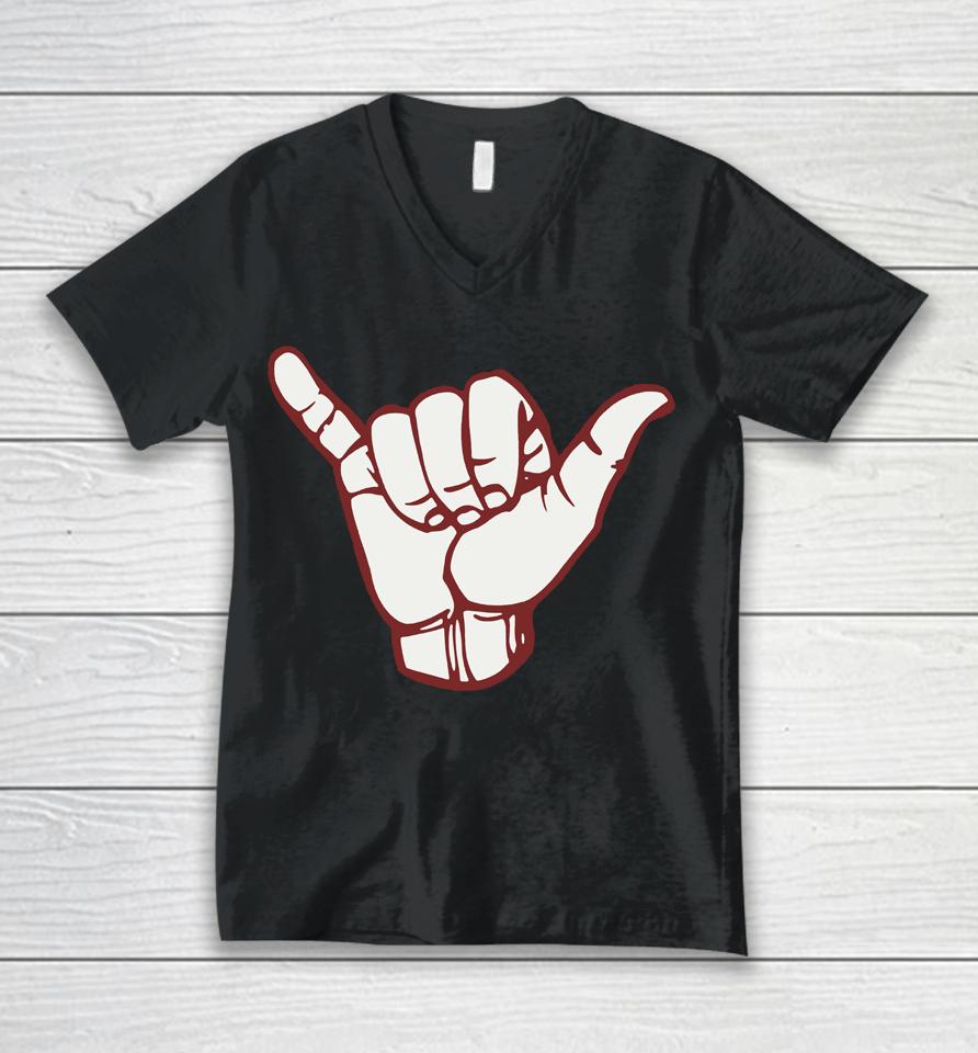 The Spurs Up Show Store Hand Logo Black Toddler Unisex V-Neck T-Shirt