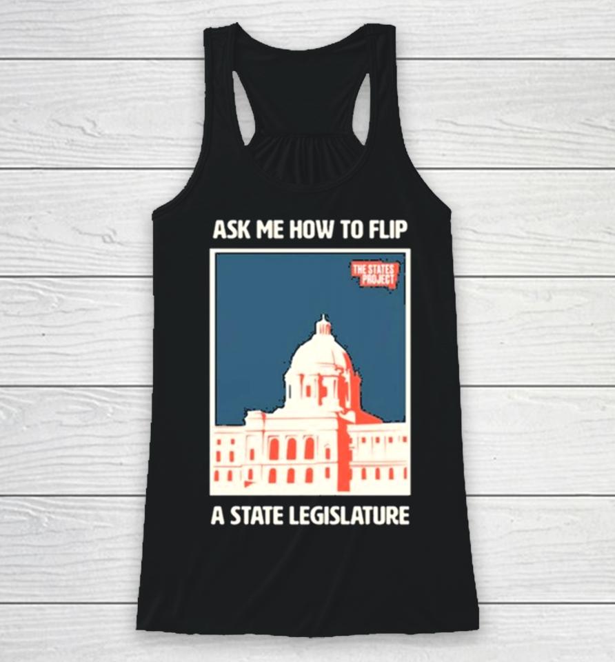 The States Project Ask Me Racerback Tank