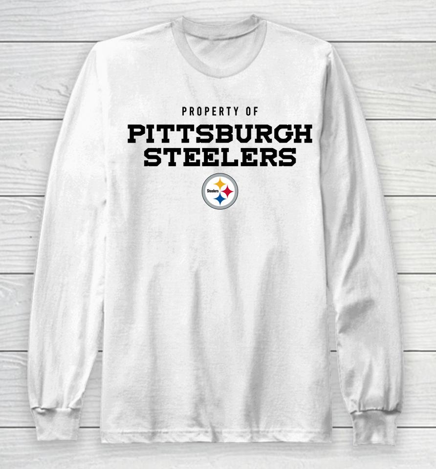 The Steelers Pro Property Of Pittsburgh Steelers Long Sleeve T-Shirt
