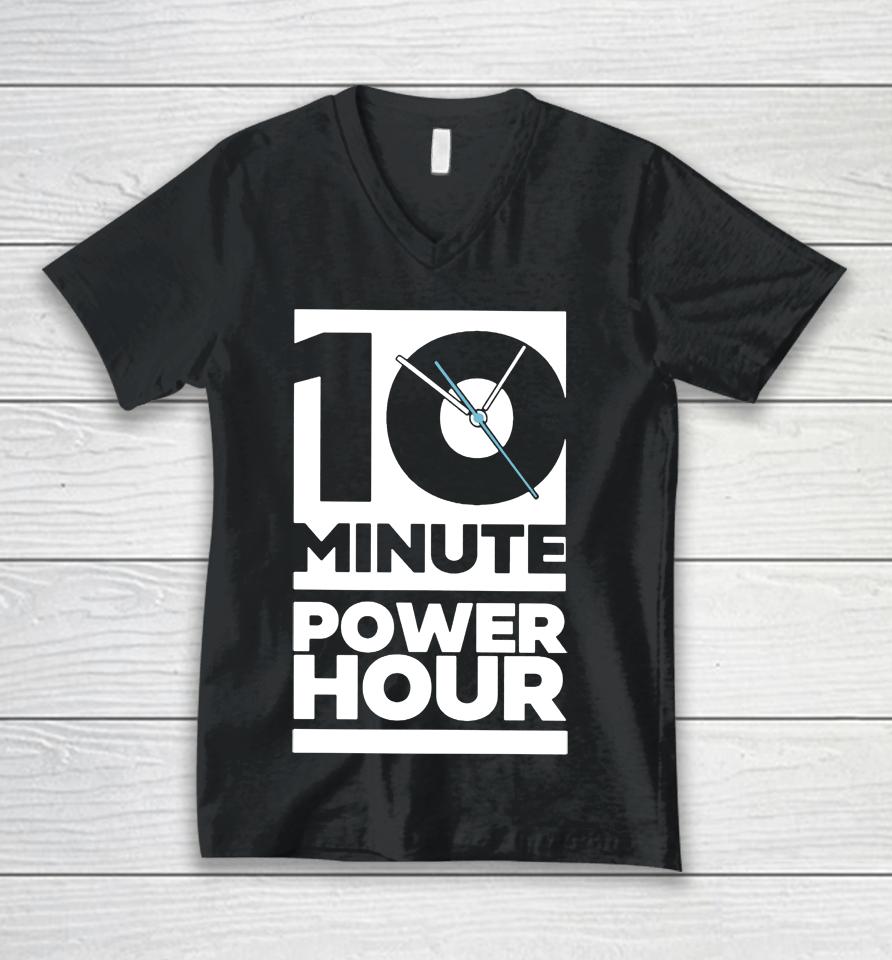 The Ten Minute Power Hour Unisex V-Neck T-Shirt