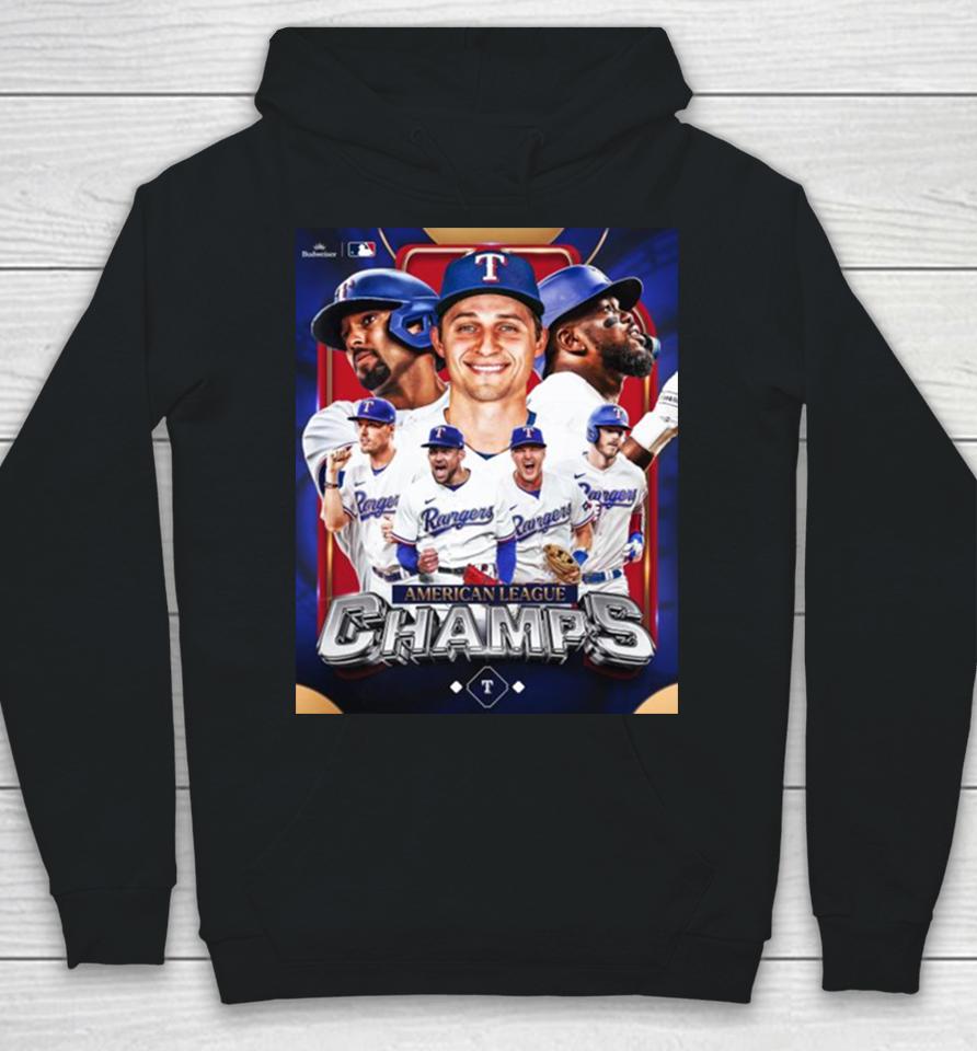 The Texas Rangers Are Going To The Mlb 2023 World Series Clinched American League Champions Hoodie