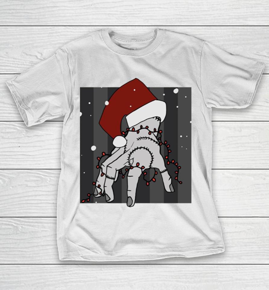 The Thing Christmas From Wednesday T-Shirt