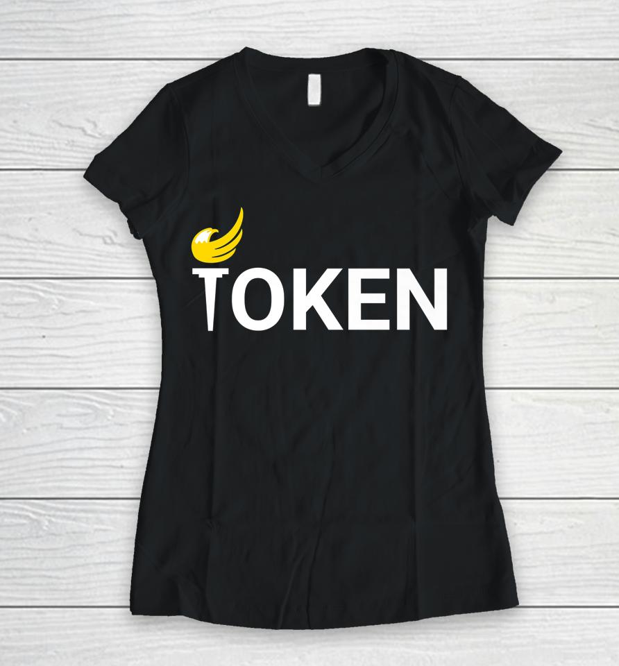 The Token Libertarian Of The Group Women V-Neck T-Shirt