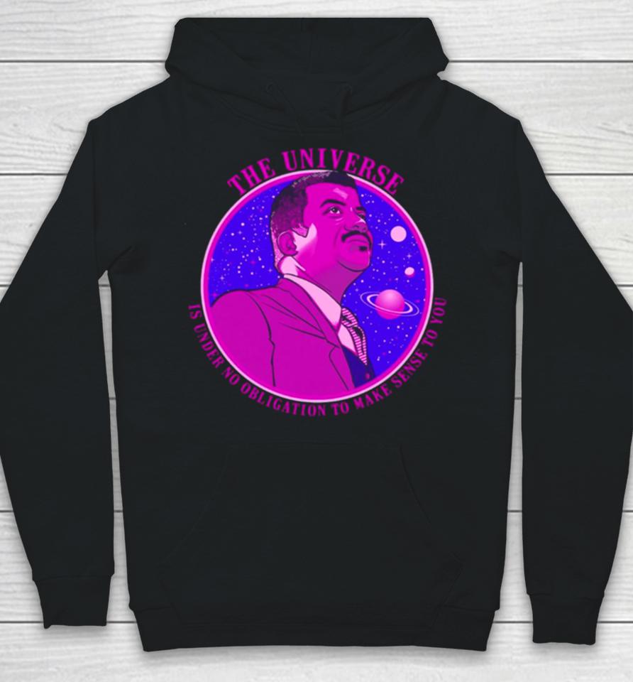 The Universe Nerdy Science Ndgt Neil Tyson Quote Hoodie