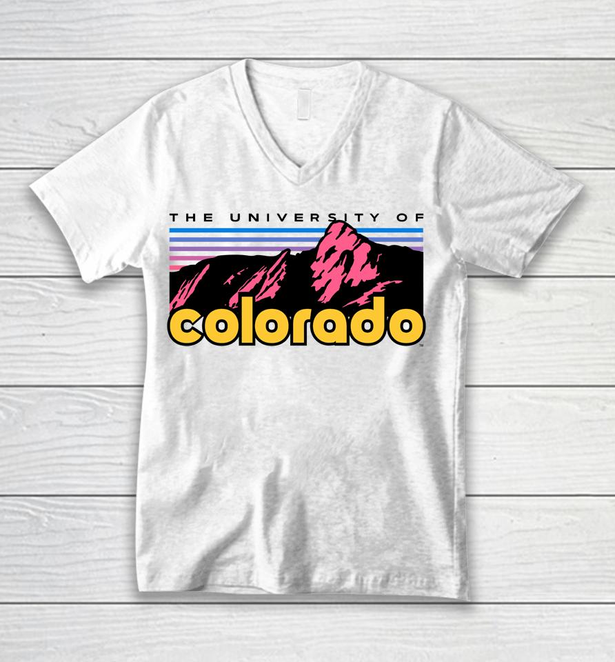 The University Of Colorado Unisex V-Neck T-Shirt