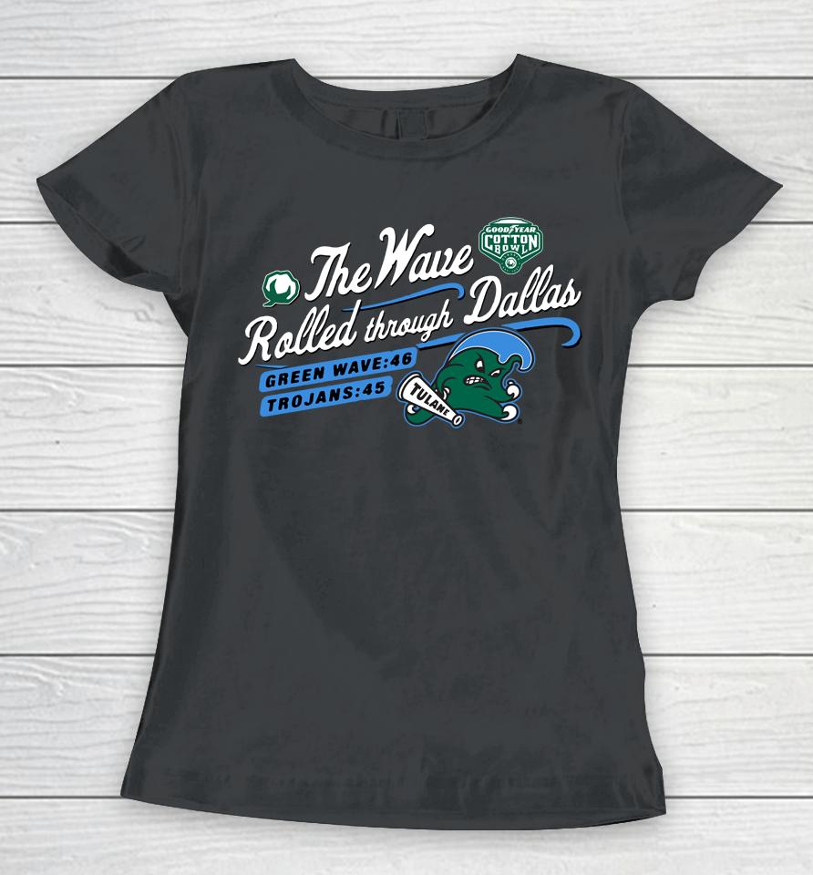 The Wave Rolled Though Dallas 2023 Citrus Bowl Champions Women T-Shirt