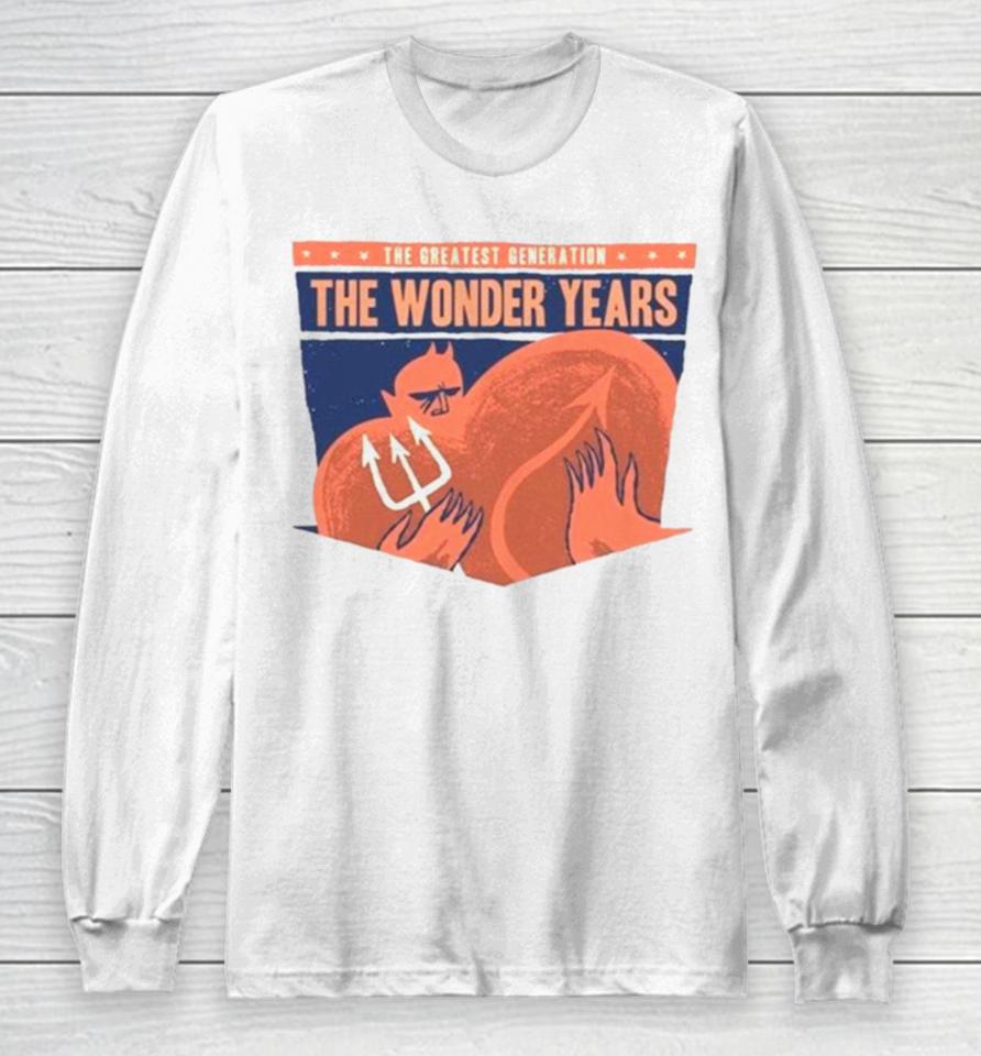 The Wonder Years The Greatest Generation 2023 Tour Long Sleeve T-Shirt