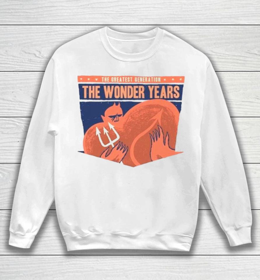 The Wonder Years The Greatest Generation 2023 Tour Sweatshirt