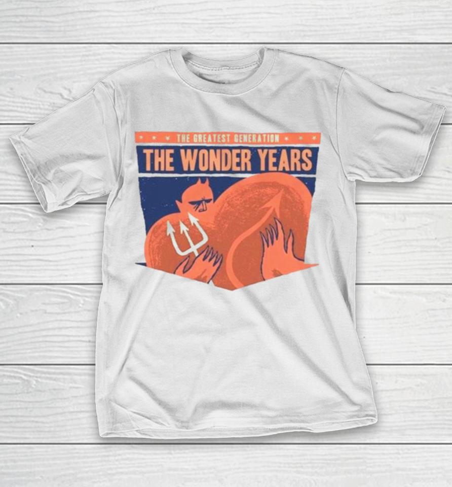 The Wonder Years The Greatest Generation 2023 Tour T-Shirt