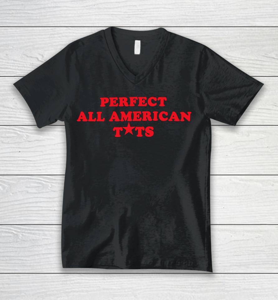 Theforceawakenz Perfect All American Tats Unisex V-Neck T-Shirt
