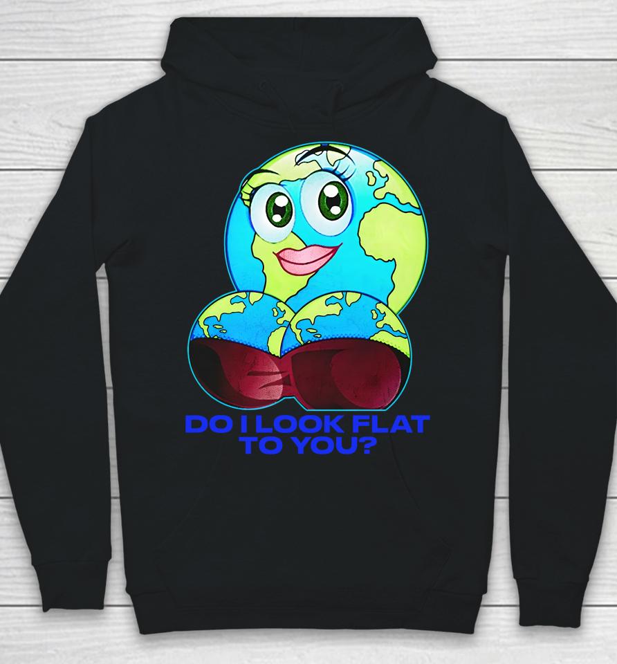 Thegoodshirts Merch Do I Look Flat To You Hoodie