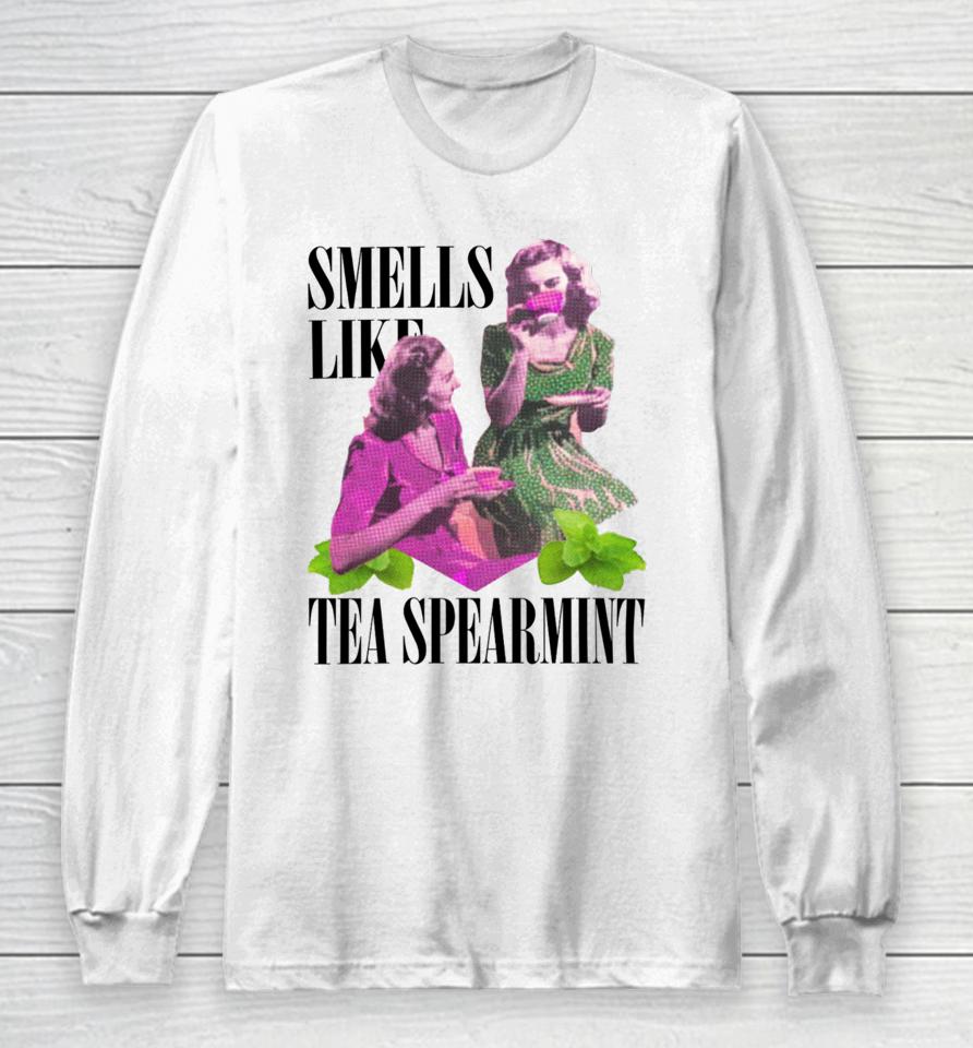 Thegoodshirts Smells Like Tea Spearmint Long Sleeve T-Shirt