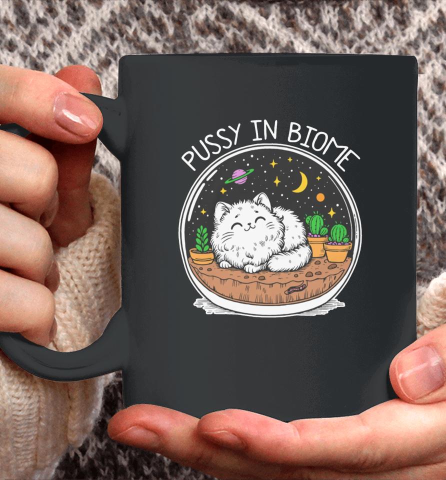 Thegoodshirts Store Pussy In Biome Coffee Mug