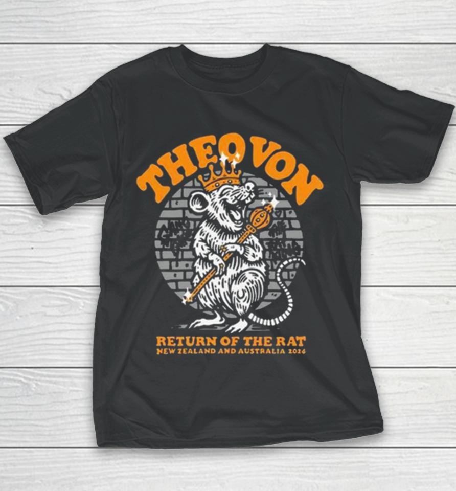 Theo Von Return Of The Rat New Zealand And Australia 2024 Youth T-Shirt