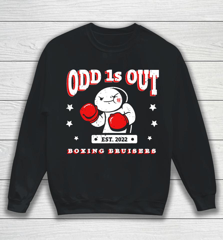 Theodd1Sout Merch Boxing Bruiser Varsity Sweatshirt