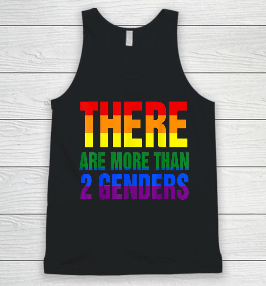 There Are More Than 2 Genders Lgbt Flag Unisex Tank Top