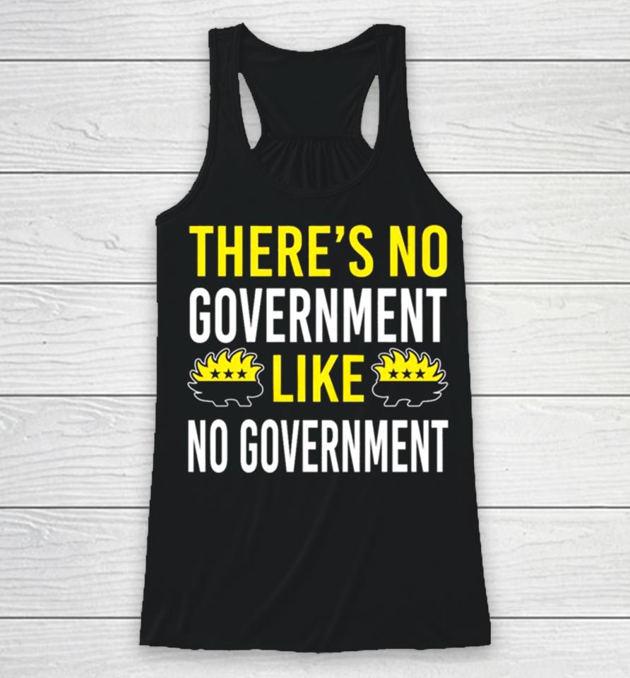 There’s No Government Like No Government Ancap Racerback Tank