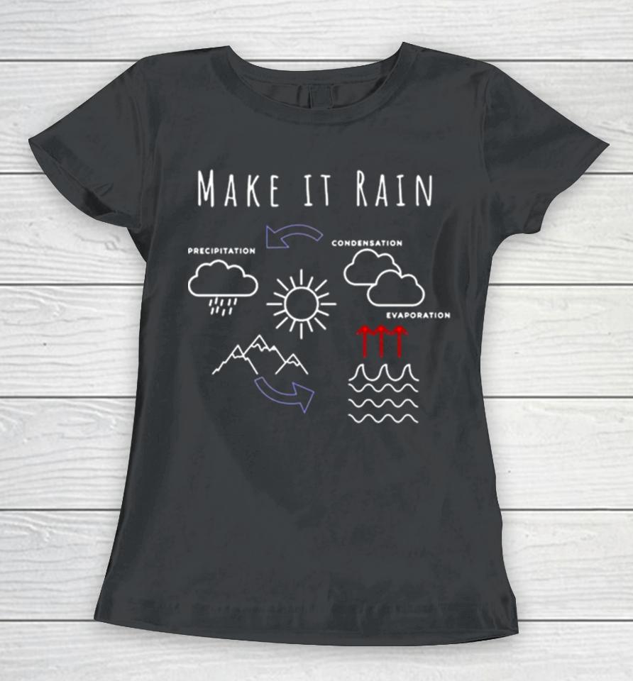 Thewx Make It Rain Women T-Shirt