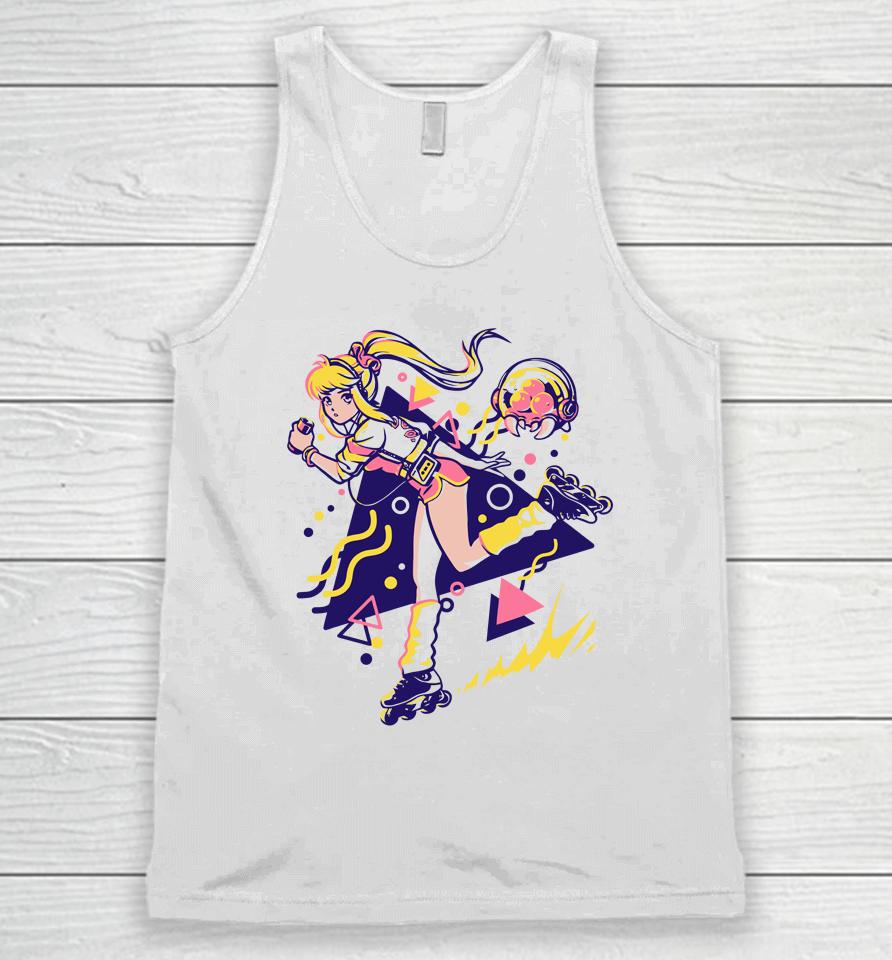 Theyetee Skating In The 80'S Unisex Tank Top