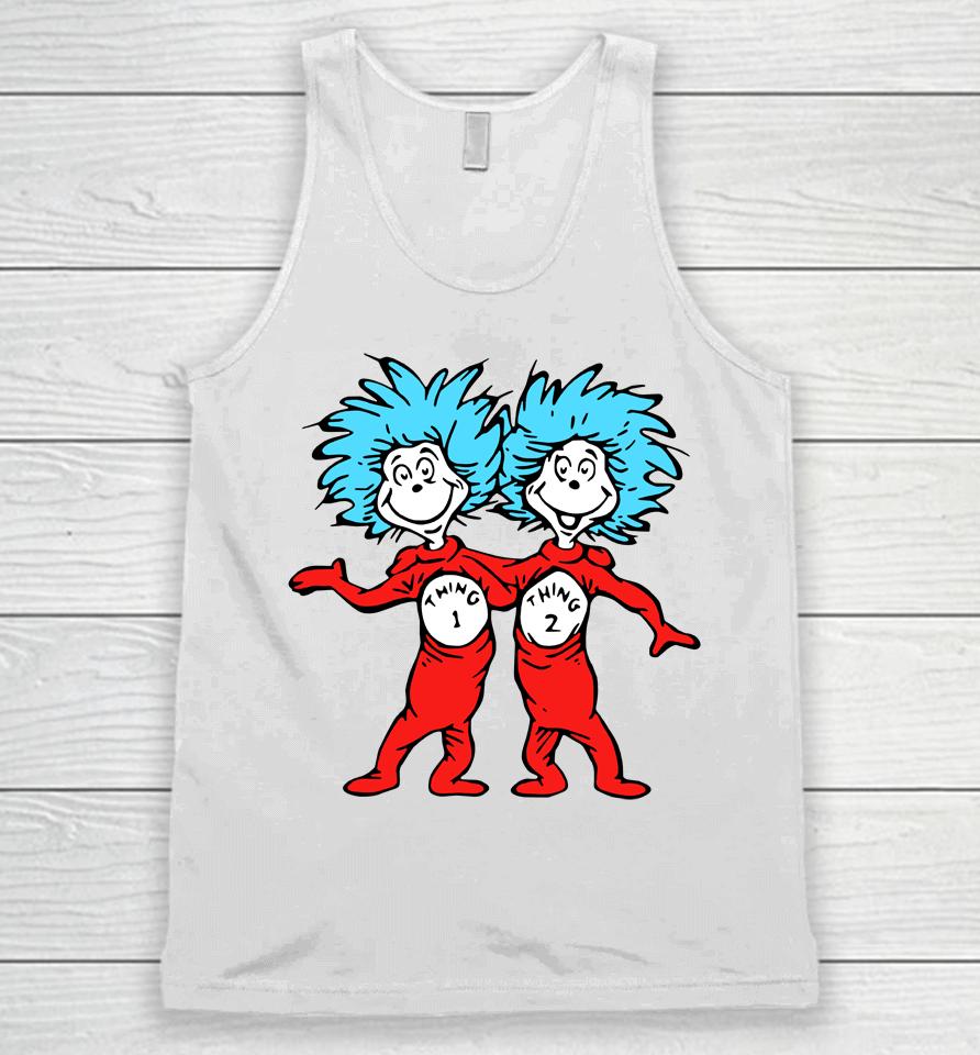 Thing 1 And Thing 2 Unisex Tank Top