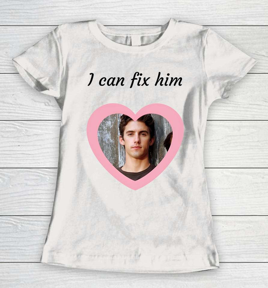 Thinkergilmore I Can Fix Him Jess Mariano Women T-Shirt